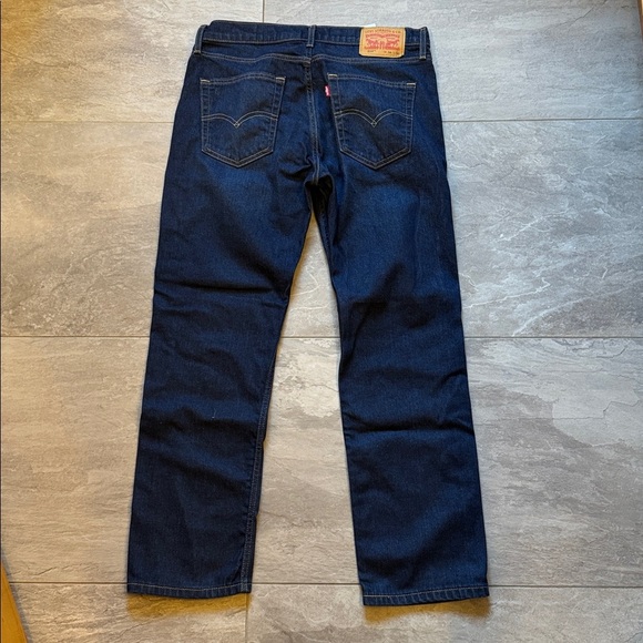 New 514 Men’s Levi's Dark Indigo Straight Jeans - Picture 2 of 4